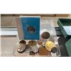 Image 8 : ASSORTED CANADIAN COINS & 2 TINS OF STAMPS