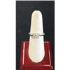 Image 1 : 14K WHITE GOLD DIAMOND (1.0CT) SET LADIES RING 4.7 GRAMS WITH APPRAISED REPLACEMENT VALUE: