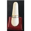 Image 1 : 18K WHITE & YELLOW GOLD DIAMOND (0.35CT) SET RING 7.2 GRAMS WITH APPRAISED REPLACEMENT