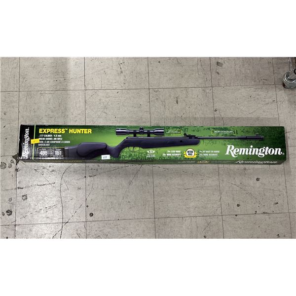 REMINGTON EXPRESS HUNTER .177 CAL BREAK BARREL AIR RIFLE