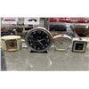 Image 1 : 4 ASSORTED ANTIQUE DESK CLOCKS