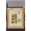 Image 1 : FRAMED ARTIST SIGNED PRINT 17" X 21"