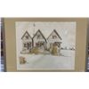 Image 2 : FRAMED ARTIST SIGNED PRINT 23" X 21"