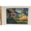 Image 2 : FRAMED WATERCOLOUR PRINT BY BURNHAM 22" X 19"