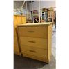 Image 2 : 8-DRAWER DRESSER 48" X 16" X 37" & 3 DRAWER NIGHT STAND 25" X 16" X 29"