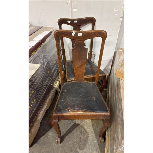 2 ANTIQUE CHAIRS