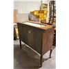 Image 5 : ANTIQUE DINING SUITE INCLUDING; TABLE WITH LEAVES (44" X 29.5"), 5 CHAIRS & SIDEBOARD (46" X 19" X