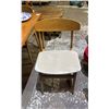 Image 2 : MID CENTURY MODERN DANISH DRAW LEAF TABLE (47" X 31" X 29") WITH 4 CHAIRS (CONTENTS NOT INCLUDED)