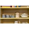 Image 2 : 3 SHELVES OF ASSORTED POTTERY
