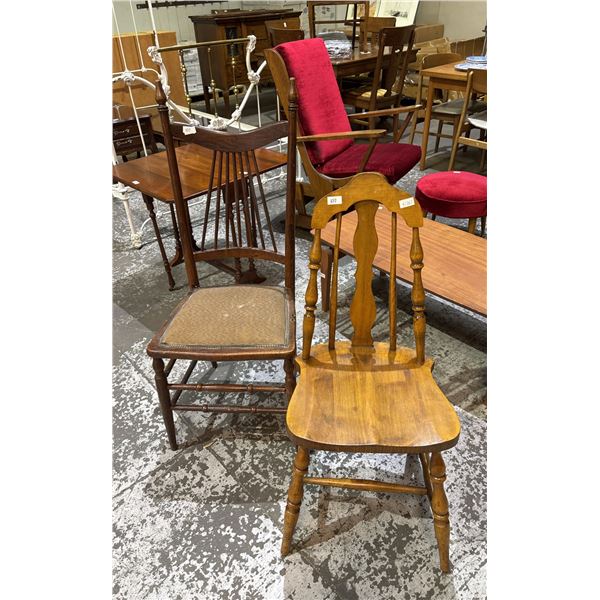 2 ANTIQUE CHAIRS
