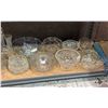 Image 2 : SHELF OF ASSORTED CRYSTALWARE & GLASSWARE