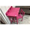 Image 2 : ANTIQUE CHILDREN'S DESK WITH CHAIR