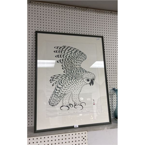 FRAMED ARTIST SIGNED LEP (6/100) TITLED "CAPE SORSET" 27" X 34"