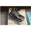Image 2 : ANTIQUE PRO-STYLED DAOUST HOCKEY SKATES & SAMSON ANTIQUE FIGURE SKATES