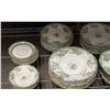 Image 4 : 2 SHELVES OF ROYAL STAFFORDSHIRE "ARCADIA" 82-PC DINNERWARE SET
