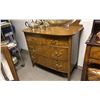 Image 2 : ANTIQUE 4-DRAWER VANITY 41" X 22" X 70" (CONTENTS NOT INCLUDED)