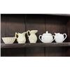 Image 1 : ASSORTED BONE CHINA INCLUDING; SPODE CREAM & SUGAR CUPS & BELLEEK BONE CHINA