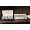Image 2 : ASSORTED ANTIQUES INCLUDING; CROSS PENS, SALT & PEPPER SHAKERS, NAPKIN RINGS & MORE