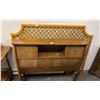 Image 1 : ANTIQUE SIDE BOARD & SINGLE SIZE HEADBOARD