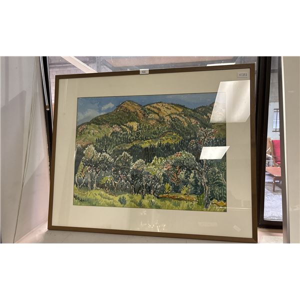 FRAMED ARTWORK 31" X 25"