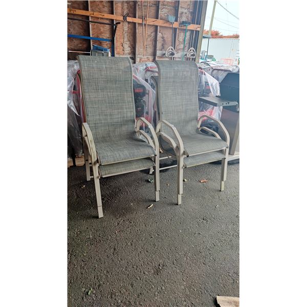 4 PATIO CHAIRS