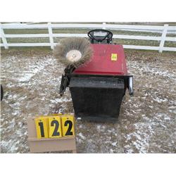 battery power sweeper