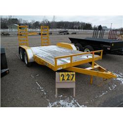 2005 H & H skid loader trailer