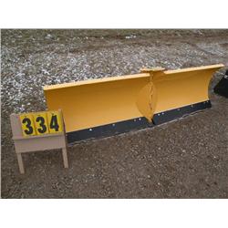 V-plow for skid loader, no hoses