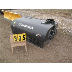 Sweepster bucket broom for skid loader