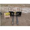 Image 1 : walk thru pallet forks 40"