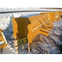 12 ft rubber tire loader push blade