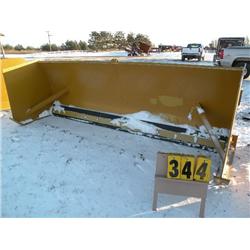 12 ft rubber tire loader push blade