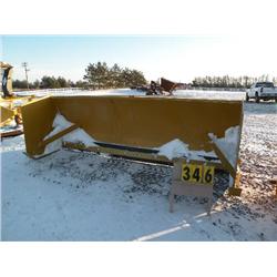 12 ft rubber tire loader push blade
