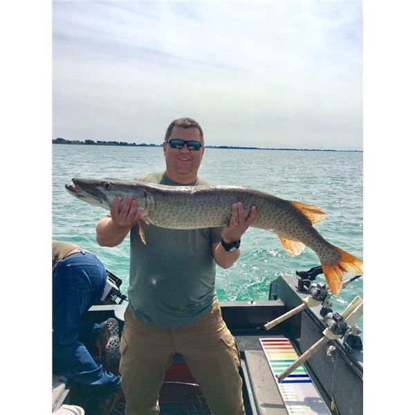 1-Day fishing adventure on Lake St. Claire/Erie for 3 anglers