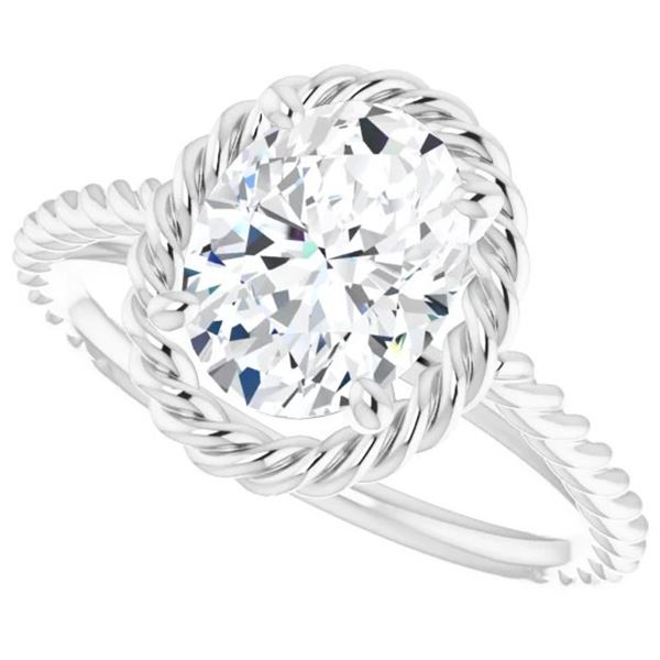 Custom Created 1.5ct Oval Diamond ring