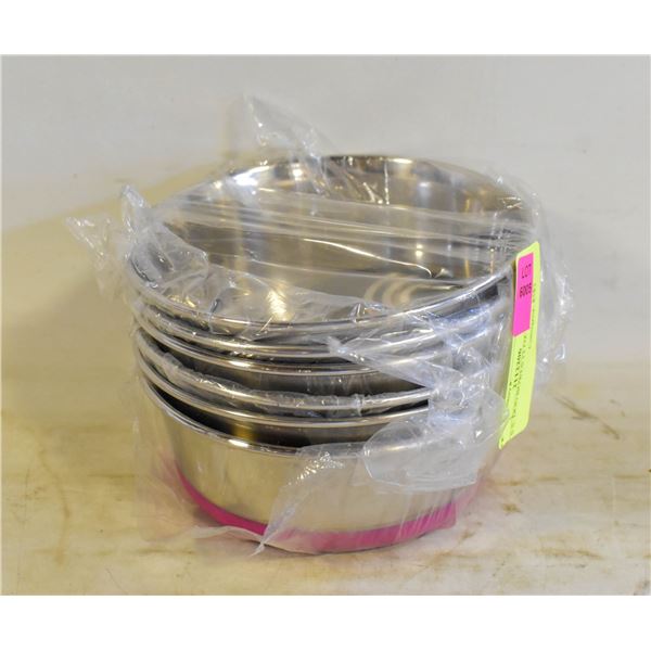 6  S.S. DOG BOWLS 12 OZ