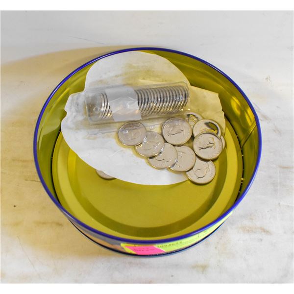 ROLL OF 40 X 1967 RABBIT NICKELS