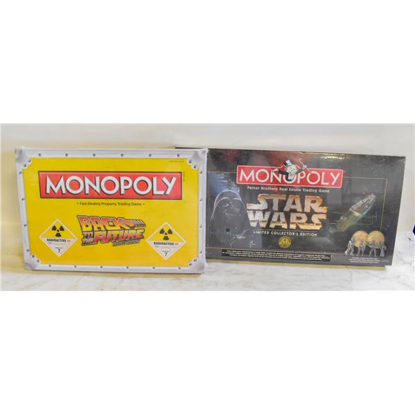MONOPOLY BACK TO THE FUTURE AND ORIGINAL