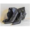 Image 1 : NEW STEVE MADDEN LADIES BLACK BOOTS SZ 8