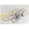 Image 1 : NEW NINE WEST LADIES SHOES SILVER SZ 7