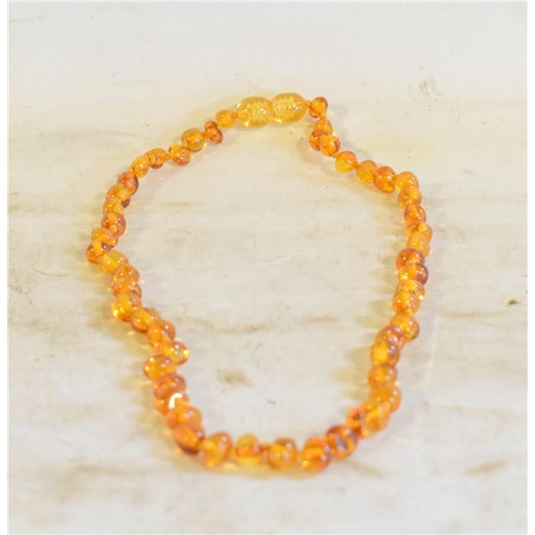 BABY AMBER TEETHING NECKLACE