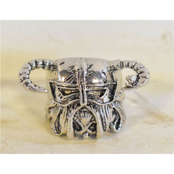 VIKING WARRIOR HEAD RING SZ 12
