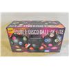 Image 1 : DOUBLE DISCO BALL LIGHT IN BOX