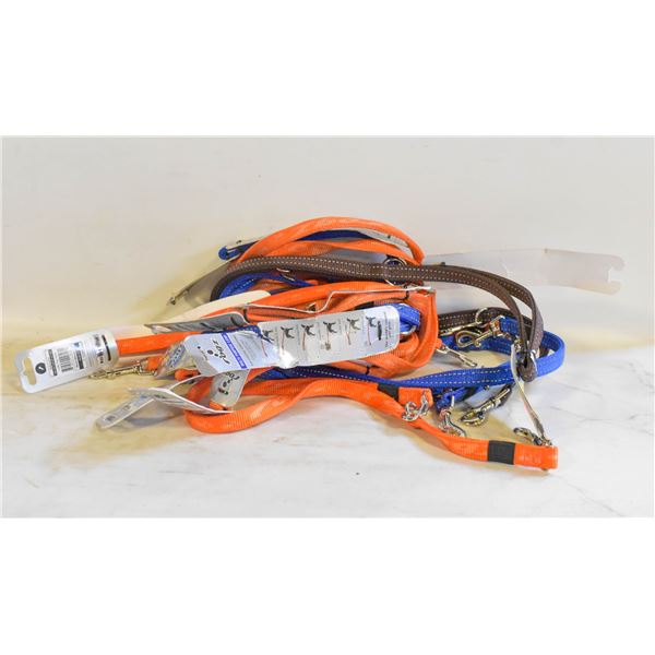 7 MEDIUM DOG LEASHES