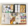 Image 1 : BOX OF COLLECTOR GOLF BALLS AND ACCESSORIES