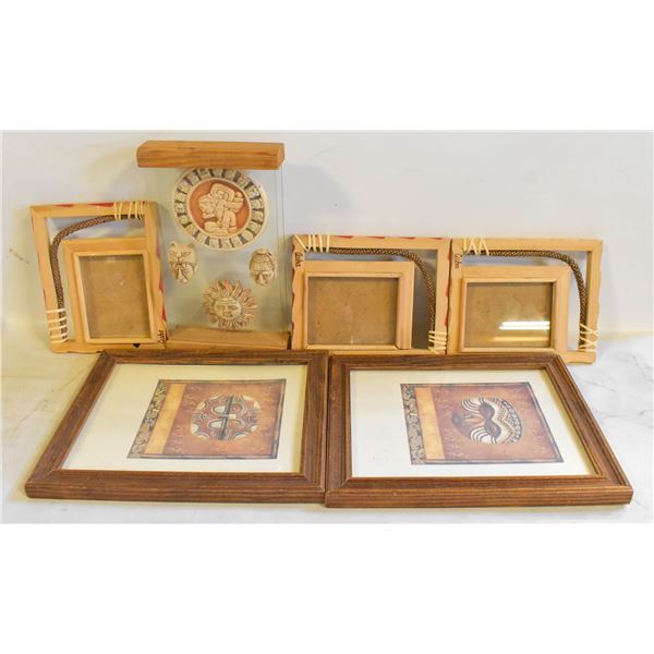 COLLECTION OF WOODEN FRAMED PHOTO