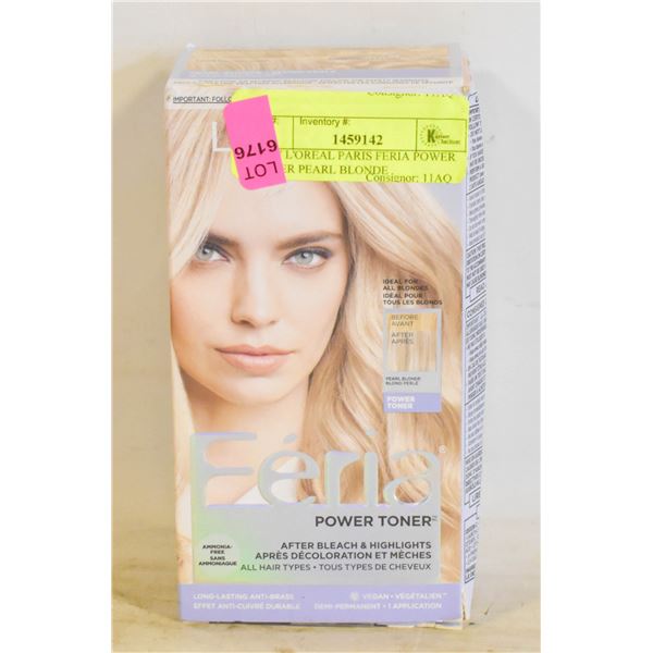 NEW L'OREAL PARIS FERIA POWER TONER PEARL BLONDE
