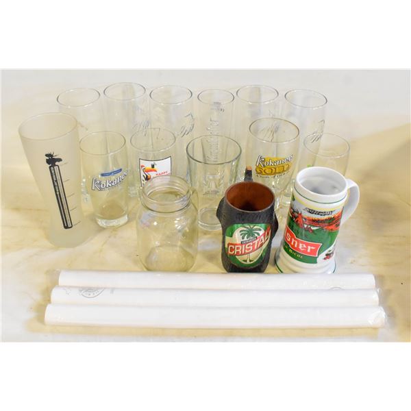 ASSORTED ESTATE LIQUOR DRINKINGWARE CUPS
