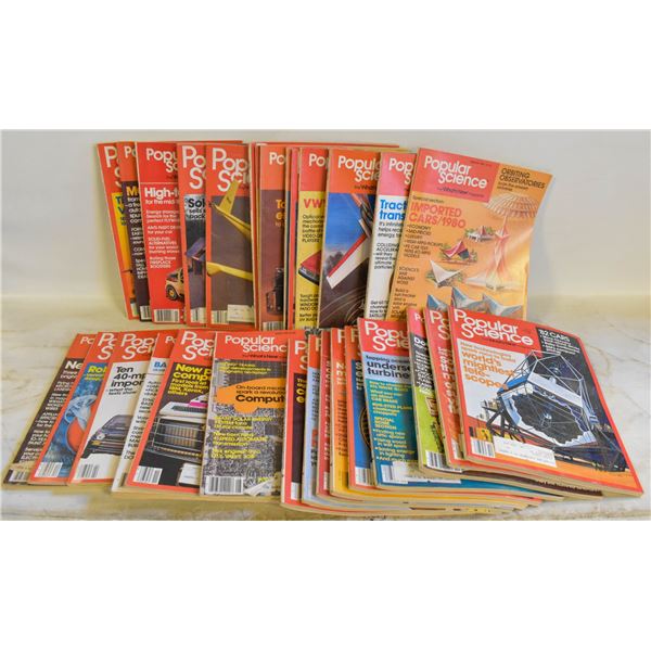 VINTAGE POPULAR SCIENCE MAGAZINES