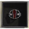 Image 1 : MEN’S SKULL BAT RING VAMPIRE COFFIN BIKER RING